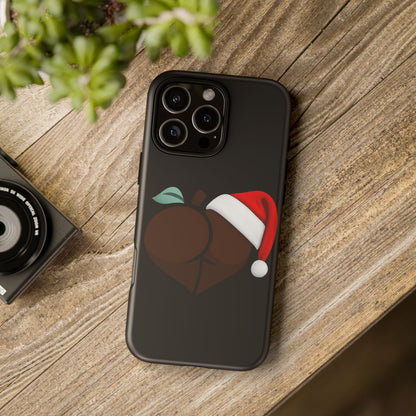 Christmas BBL Phone Case (Chocolate)