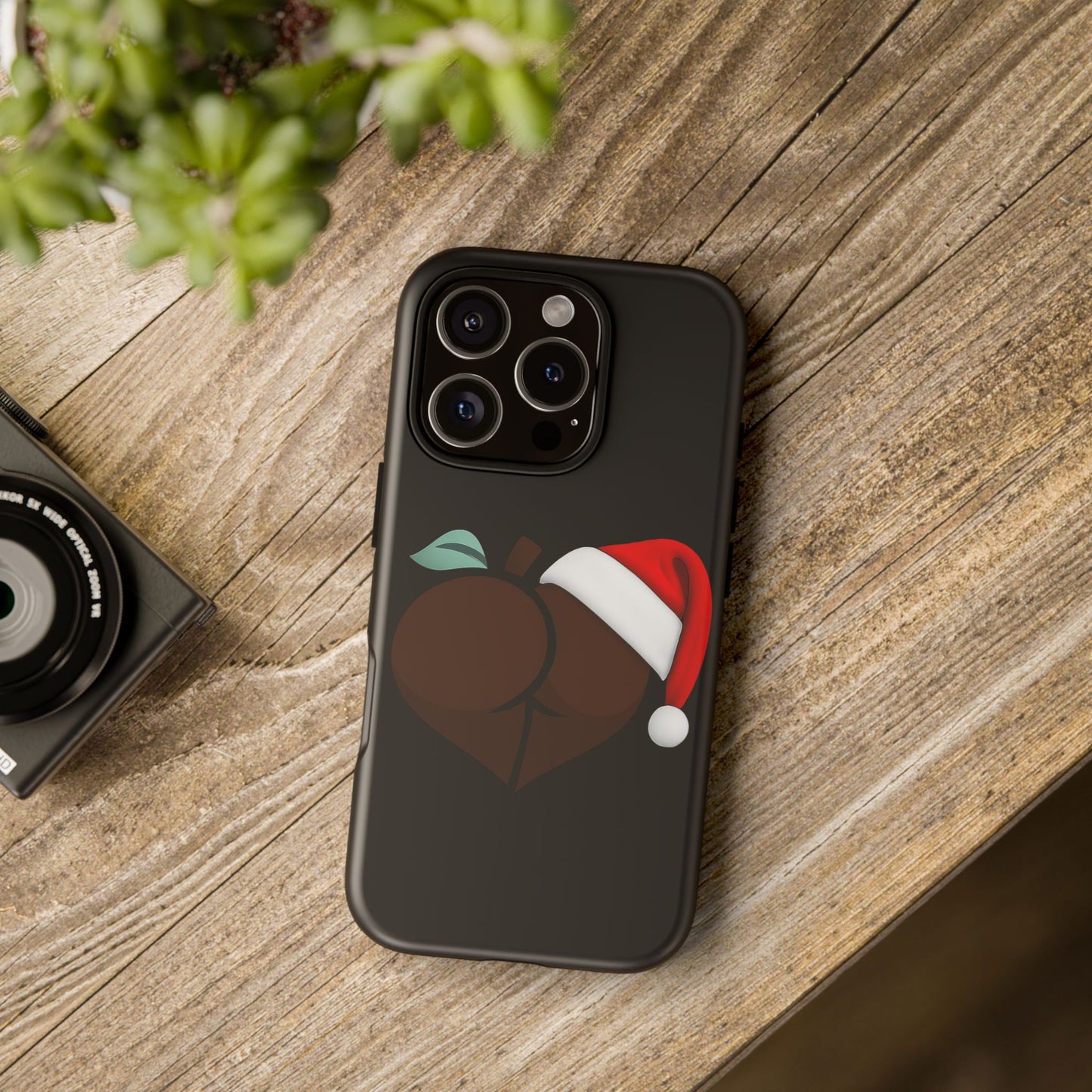 Christmas BBL Phone Case (Chocolate)