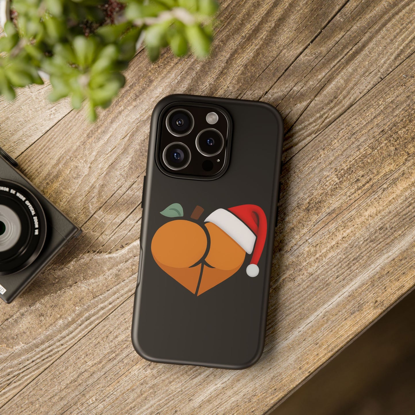 Christmas BBL Phone Case (Caramel)