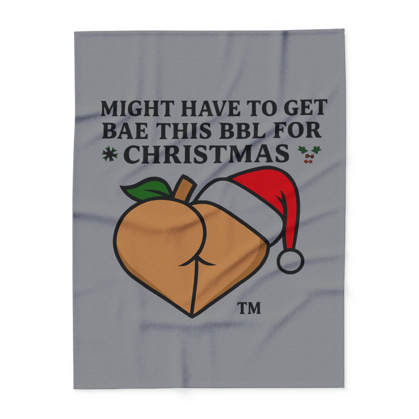 Might Have to Get Bae This BBL for Christmas Arctic Fleece Blanket