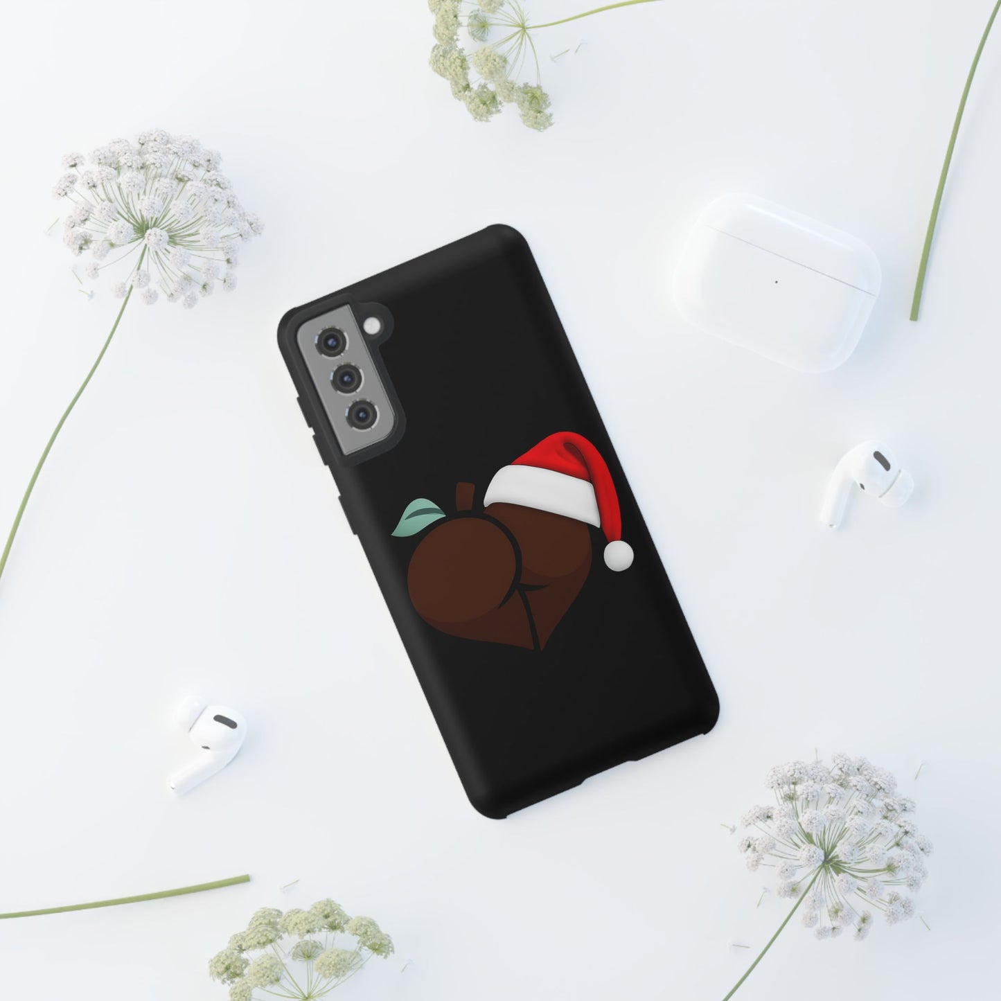 Christmas BBL Phone Case (Chocolate)