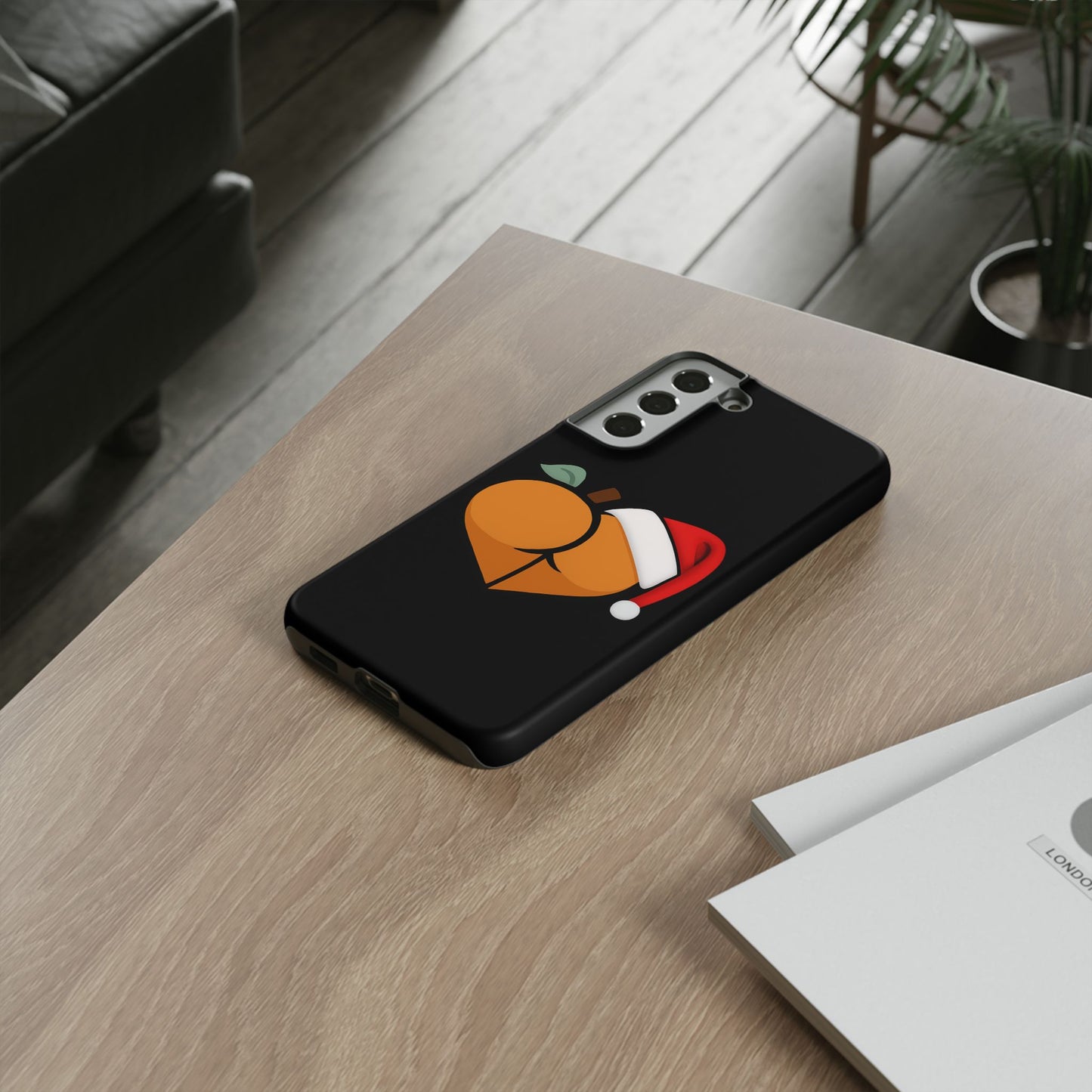 Christmas BBL Phone Case (Caramel)
