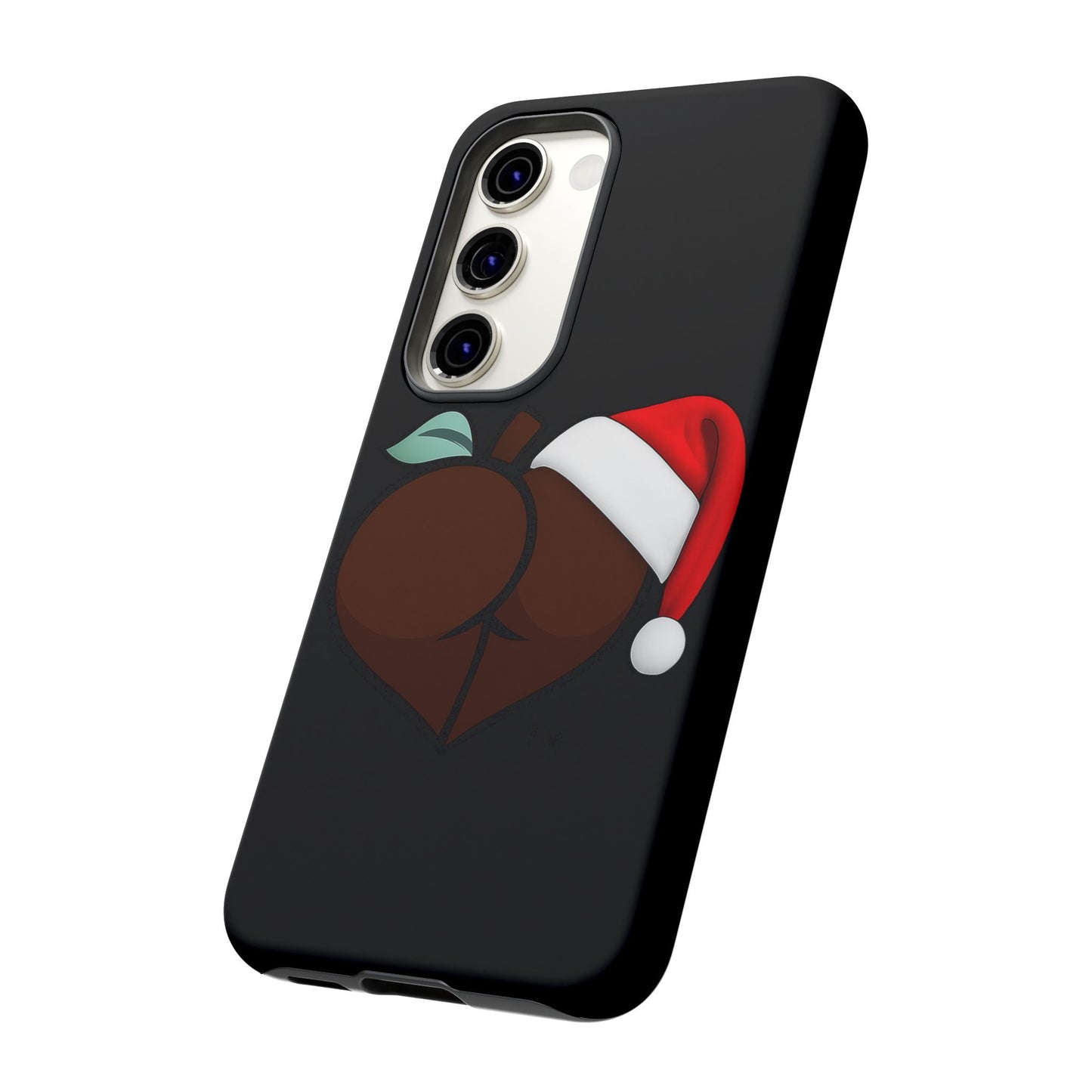 Christmas BBL Phone Case (Chocolate)