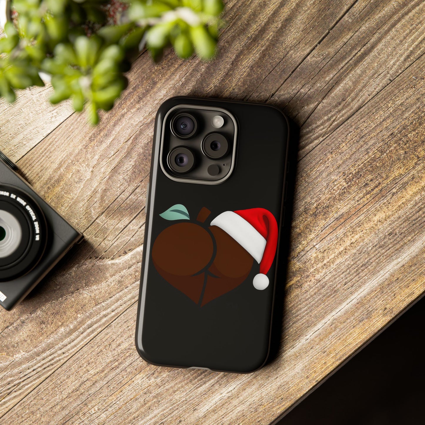 Christmas BBL Phone Case (Chocolate)