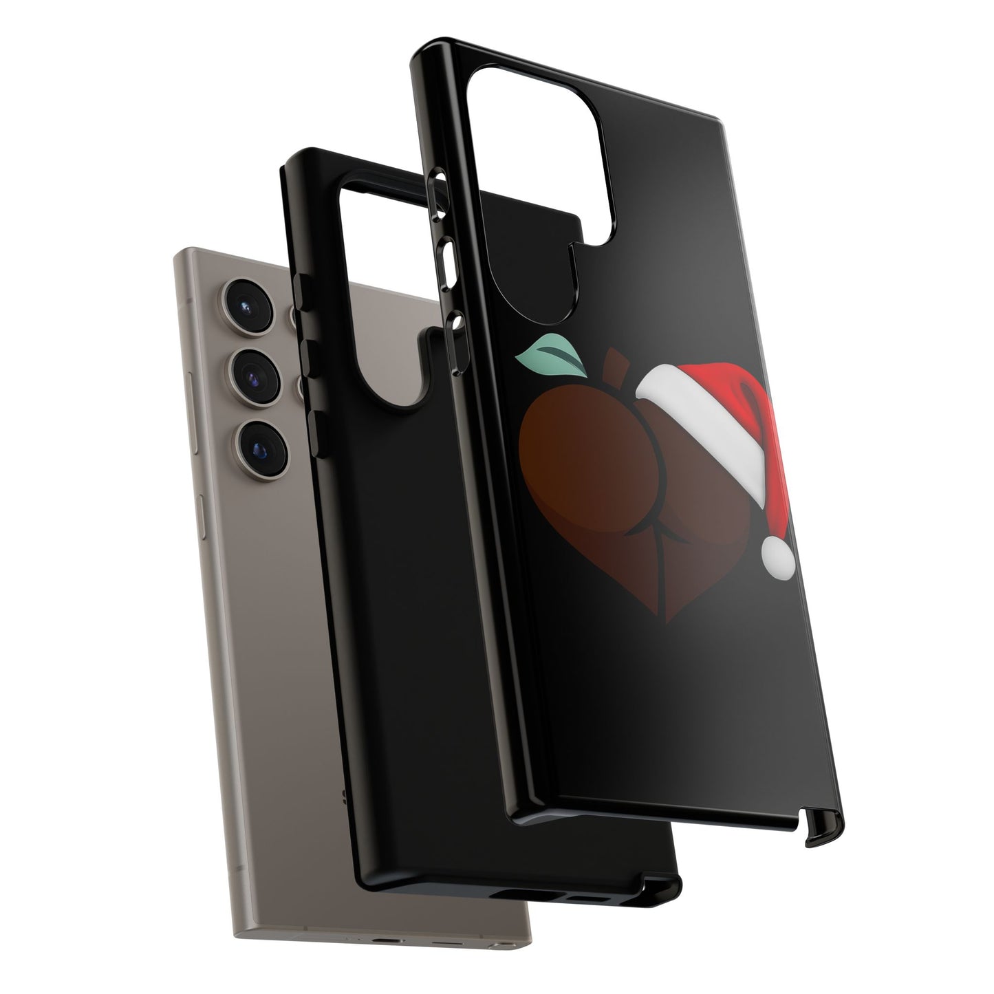 Christmas BBL Phone Case (Chocolate)