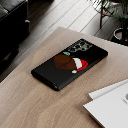 Christmas BBL Phone Case (Chocolate)