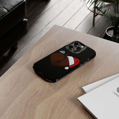 Christmas BBL Phone Case (Chocolate)