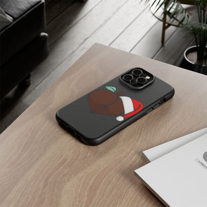 Christmas BBL Phone Case (Chocolate)
