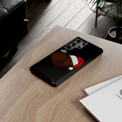 Christmas BBL Phone Case (Chocolate)