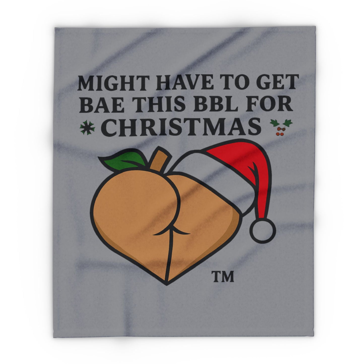 Might Have to Get Bae This BBL for Christmas Arctic Fleece Blanket